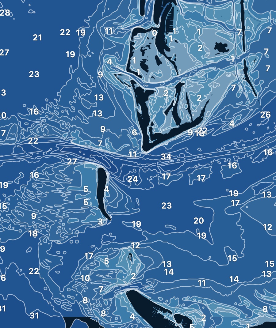 Depth shading on the Taklbox map